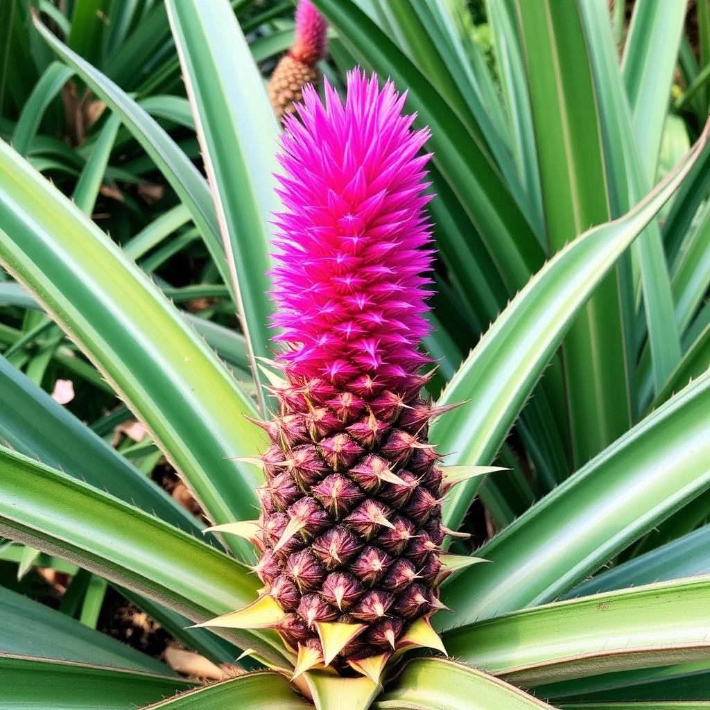 Ananas – Blütezeit