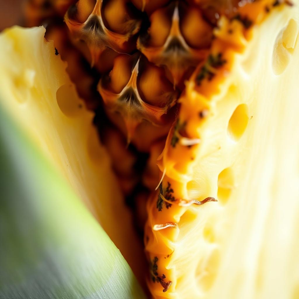 Ananas – Detail – Nahaufnahme
