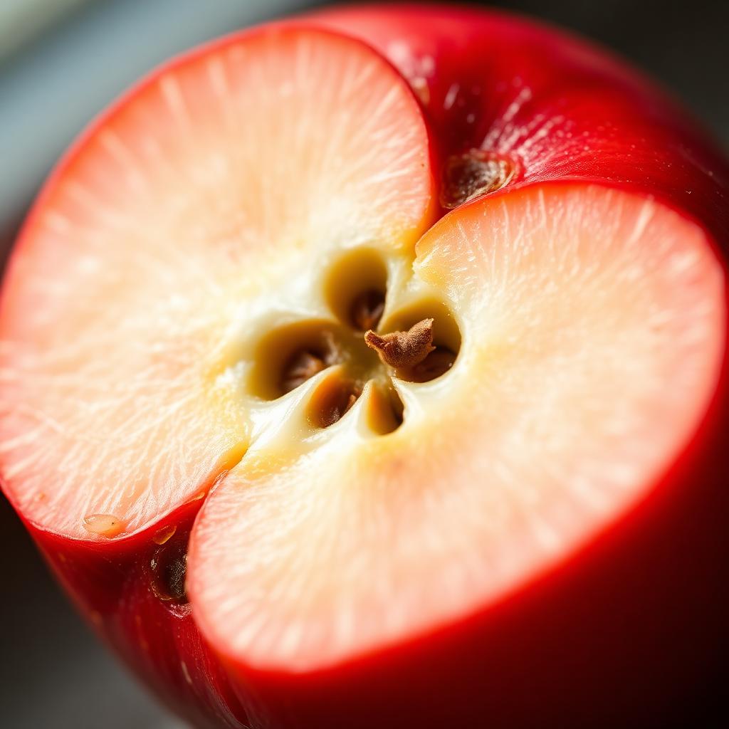 Apfel – Detail – Nahaufnahme