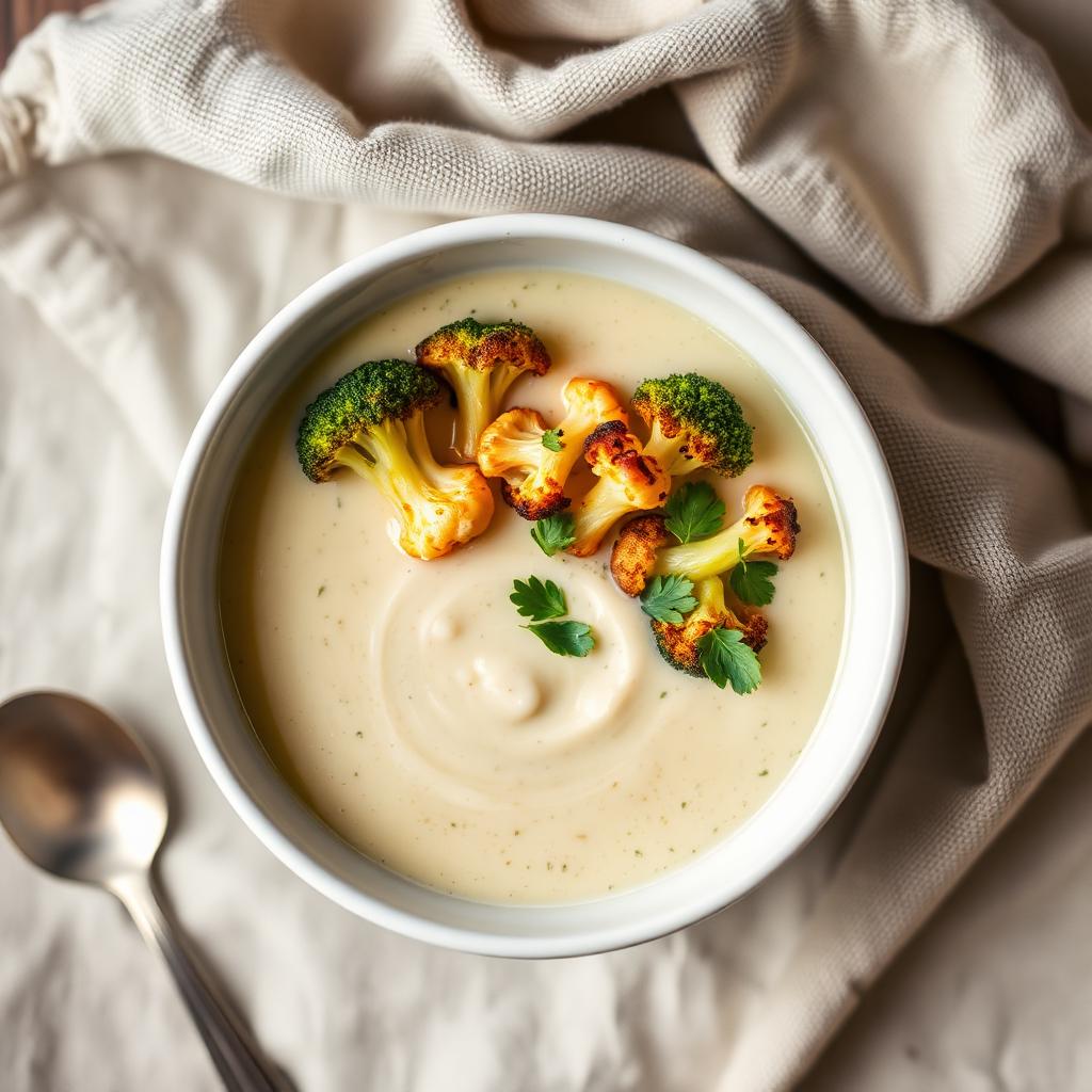 Blumenkohl-Brokkoli-Suppe