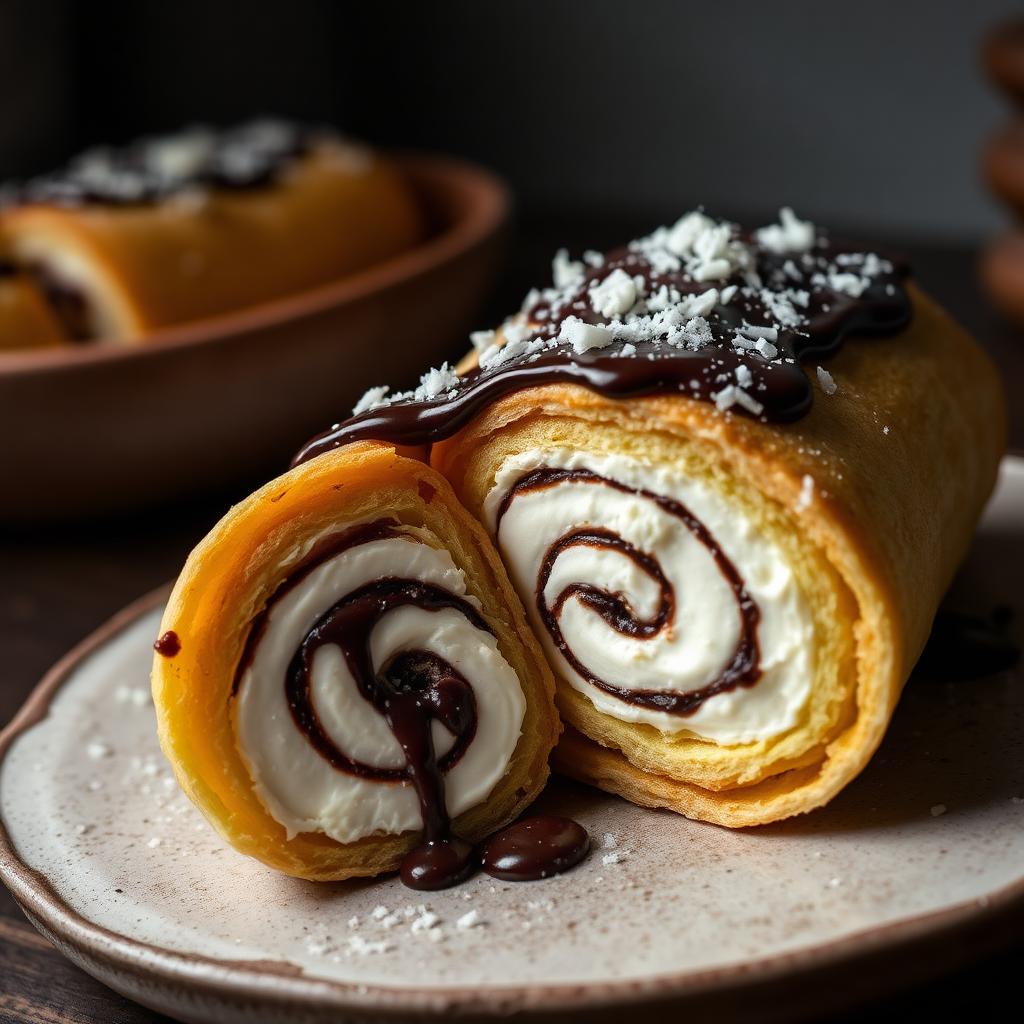 Finnischer Ofen-Pfannkuchen „Bounty“-Rulade