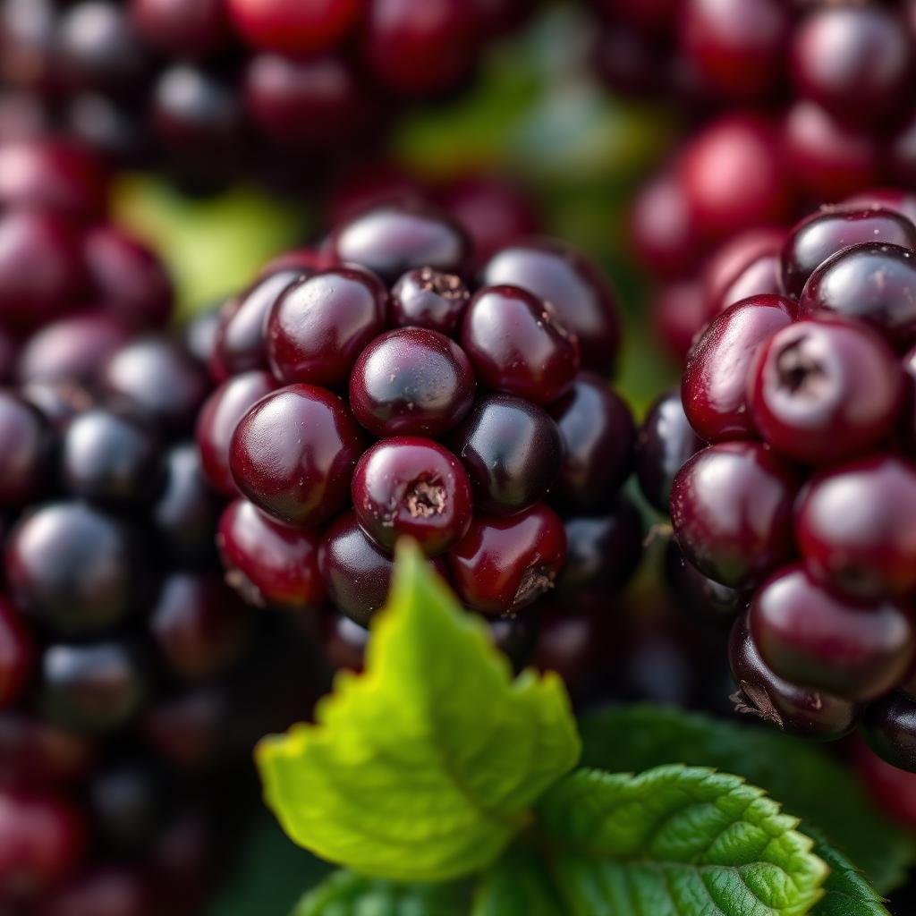 Brombeere – Detail – Nahaufnahme