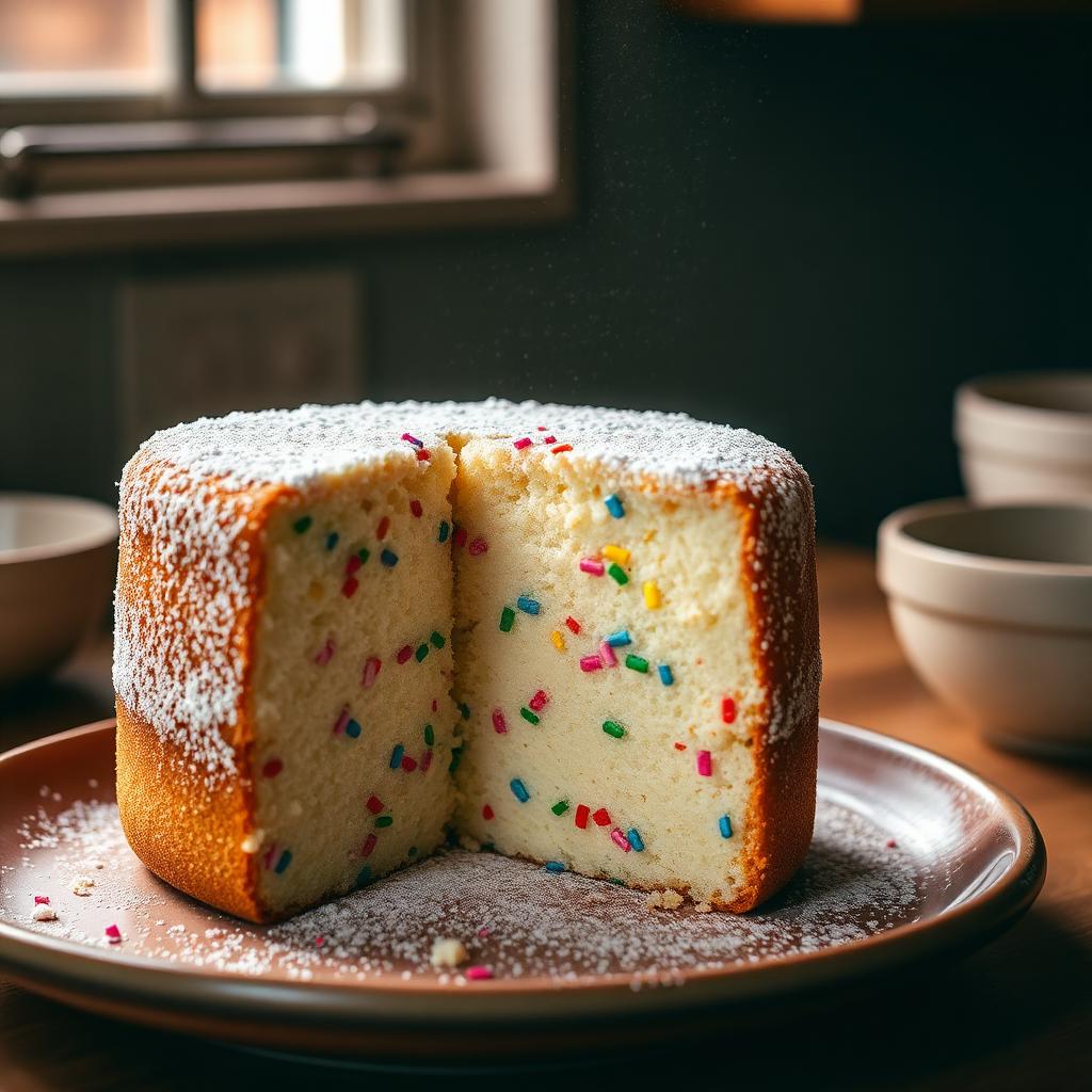 Confetti Fluffy Cheesecake