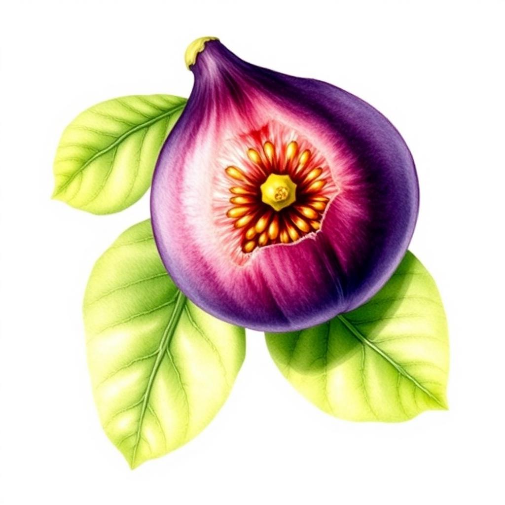 Feige – Botanische Illustration