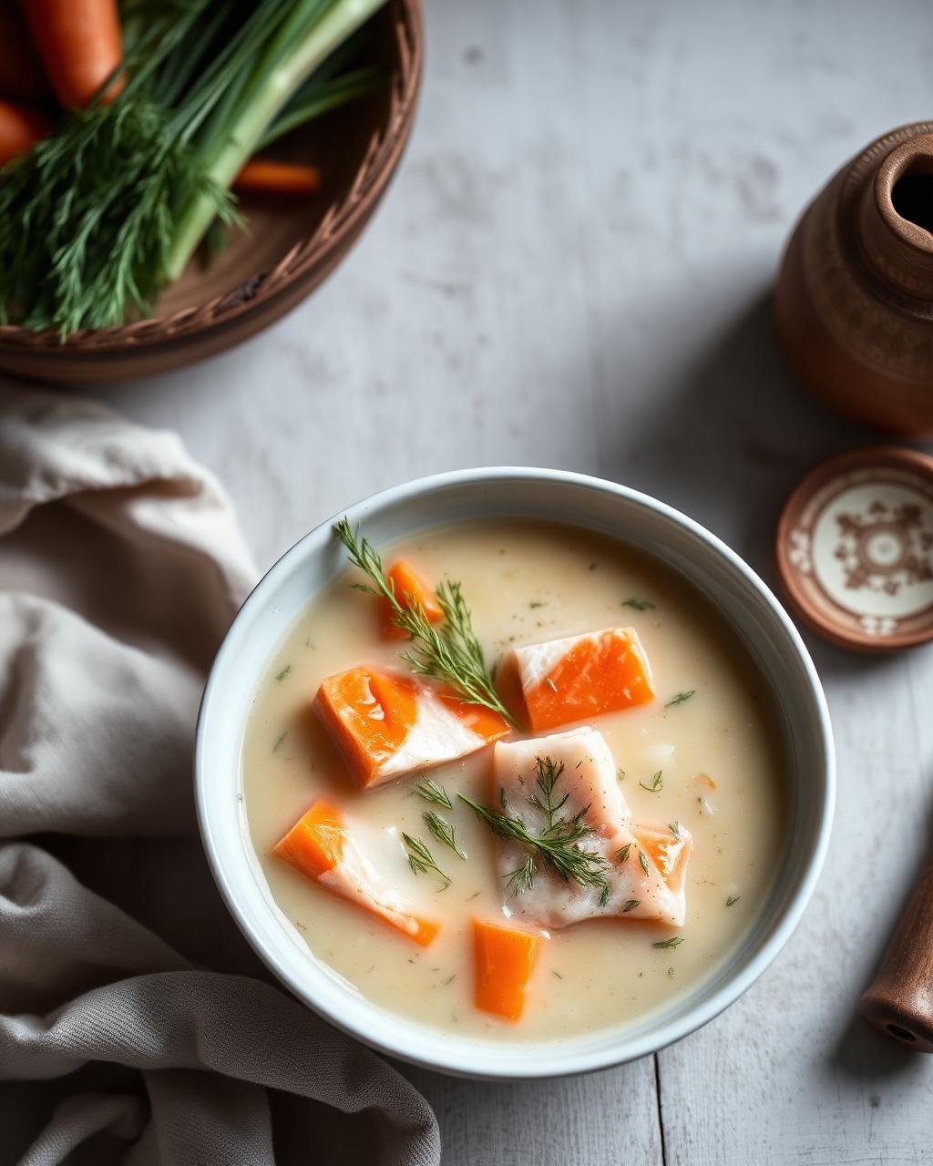 Norwegische Fischsuppe (Fiskesuppe)