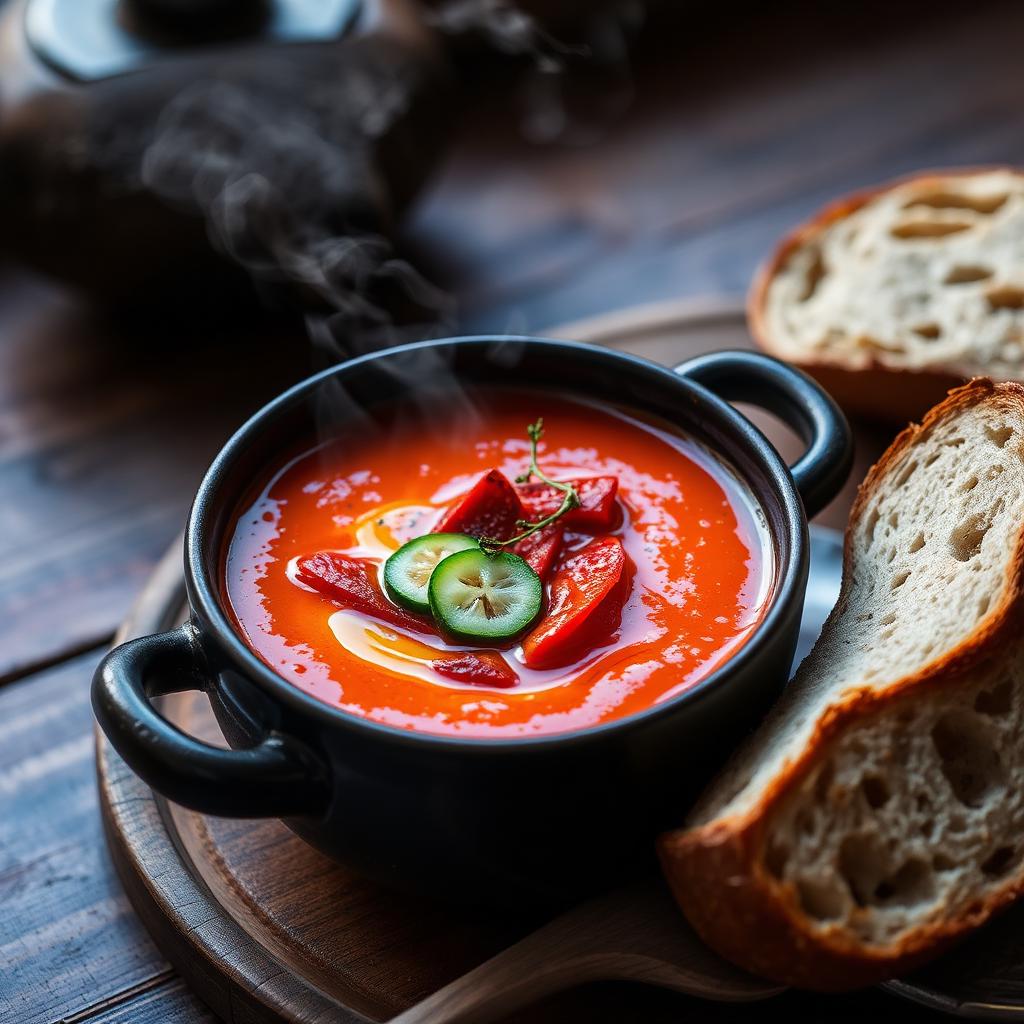 Gazpacho – warm, geröstet