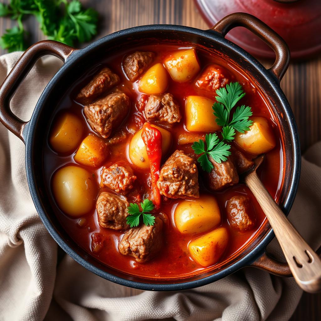 Ungarisches Gulasch (Gulyás)