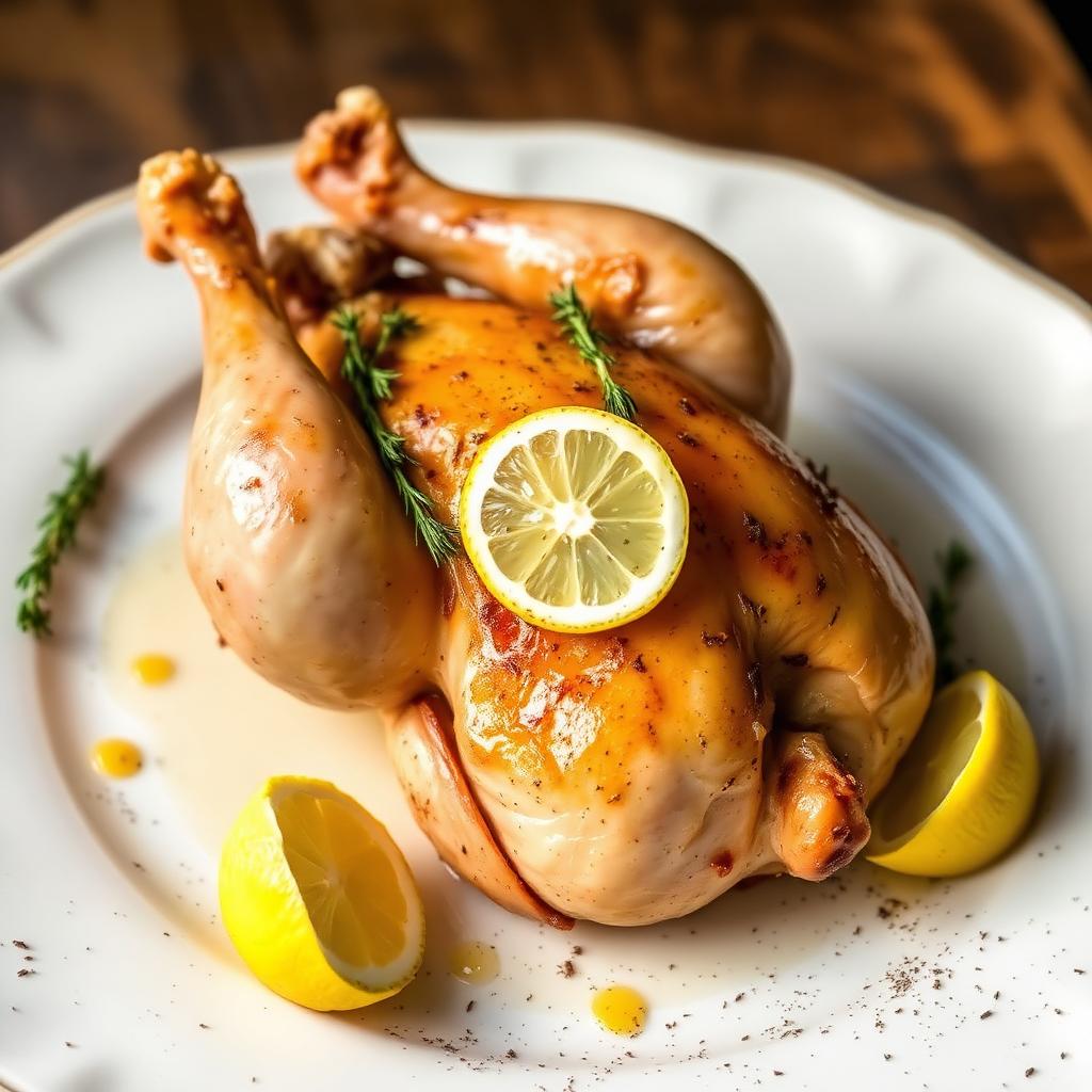 Hähnchen mit Thymian & Zitrone