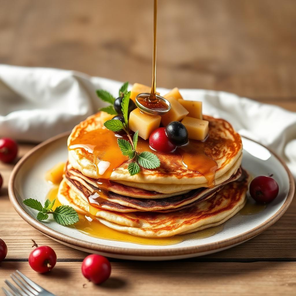 Heidelbeer-Pancakes