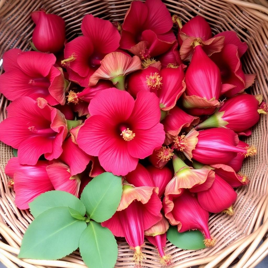 Hibiskus (Roselle) – Erntezeit