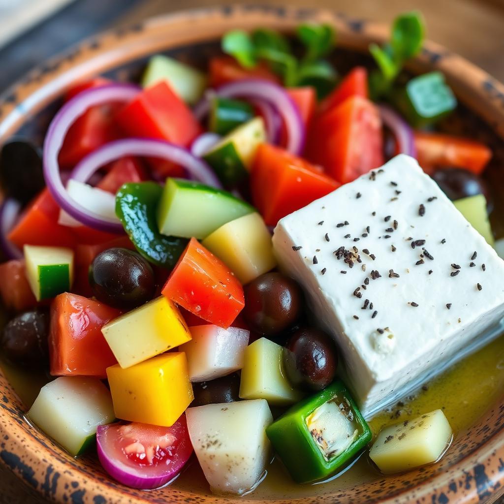 Horiatiki – griechischer Bauernsalat