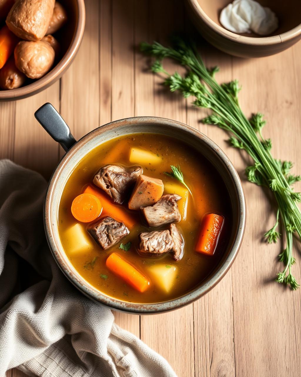 Kjötsúpa – isländische Lammsuppe