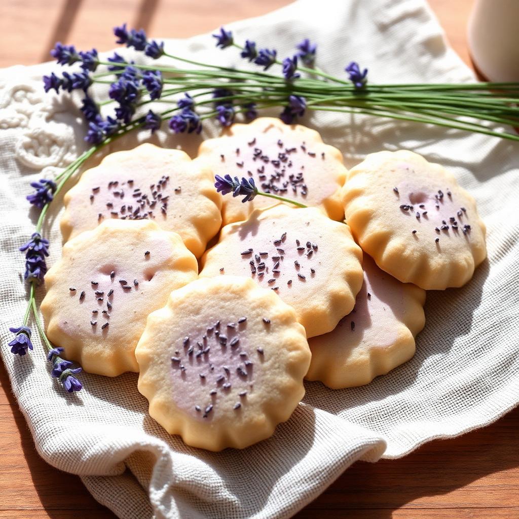 Lavendel-Shortbread
