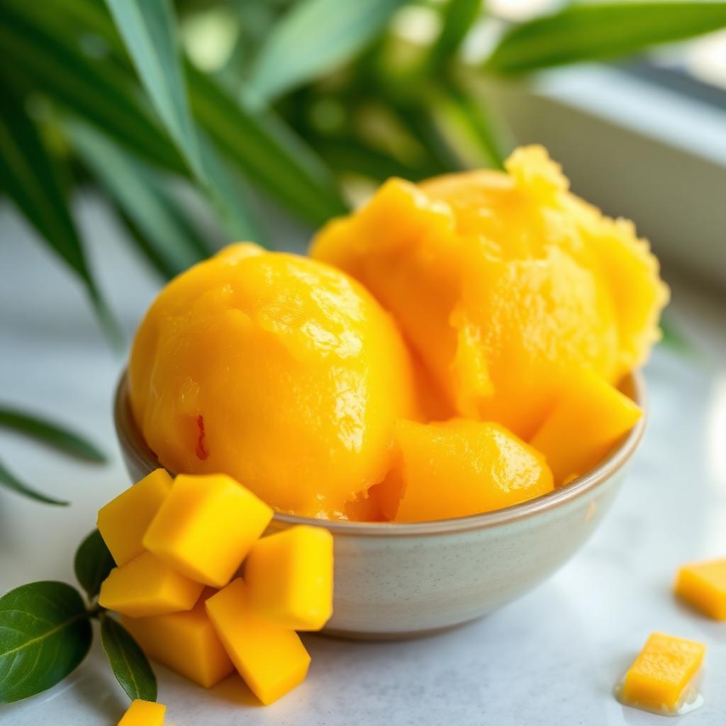 Mango-Sorbet