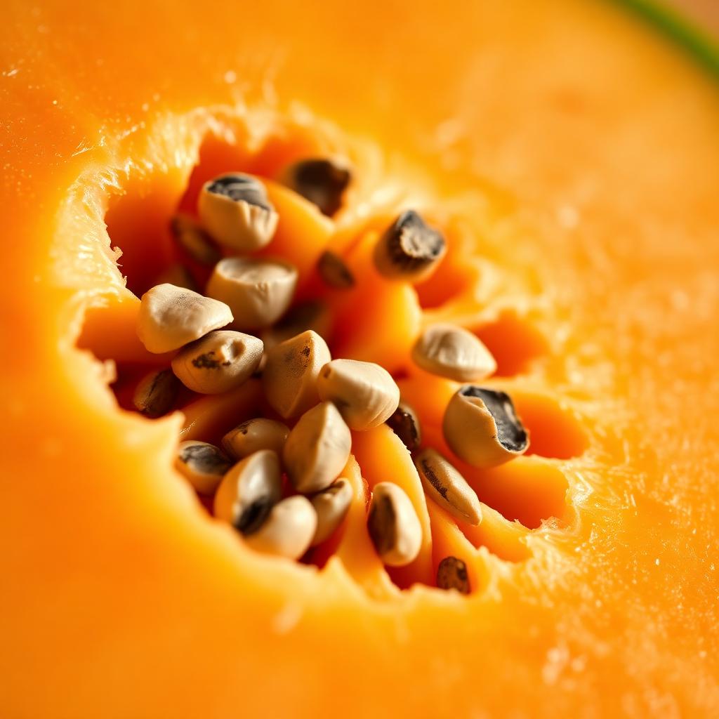 Melone – Detail – Nahaufnahme