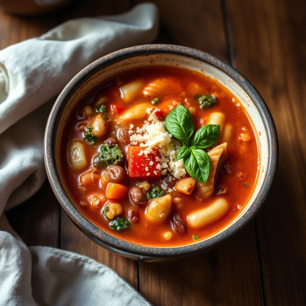 Minestrone – italienische Gemüsesuppe