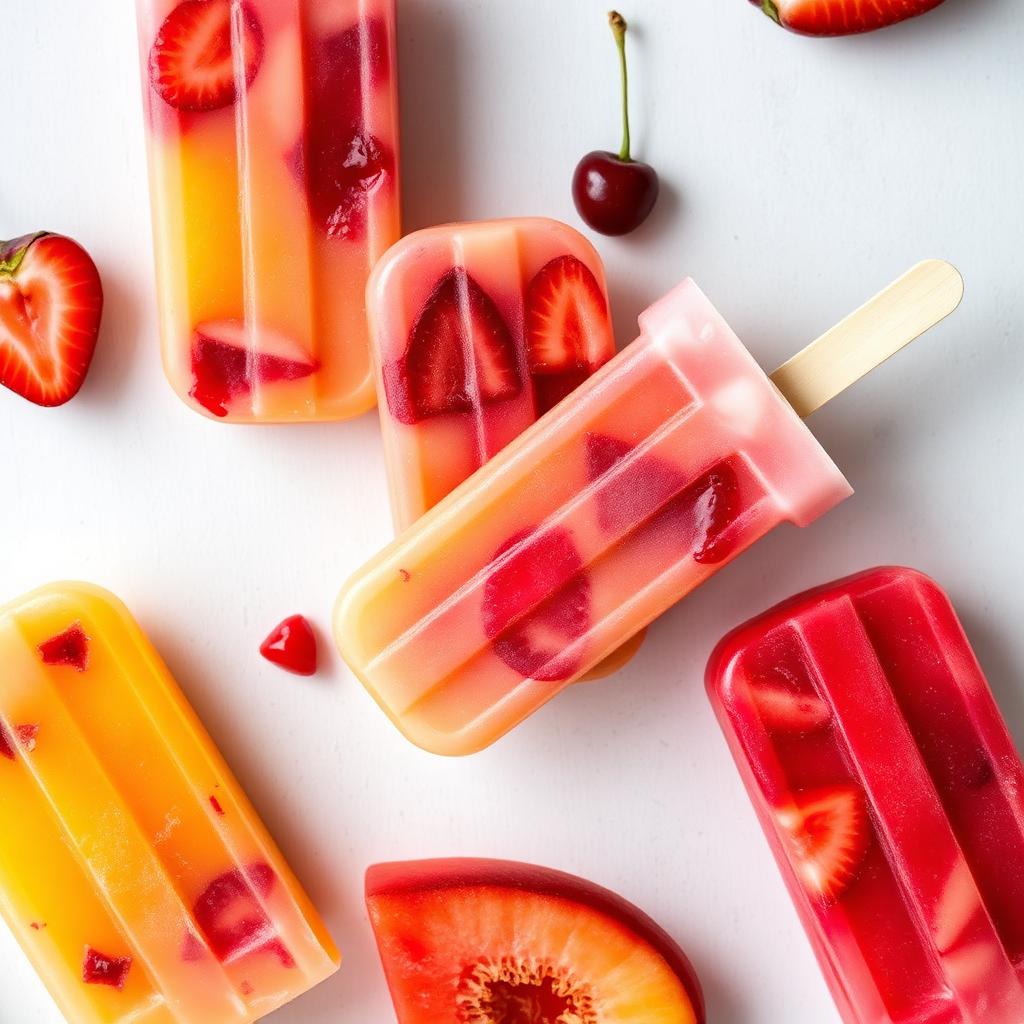 Obst-Popsicles – perfekte Fruchtbasis