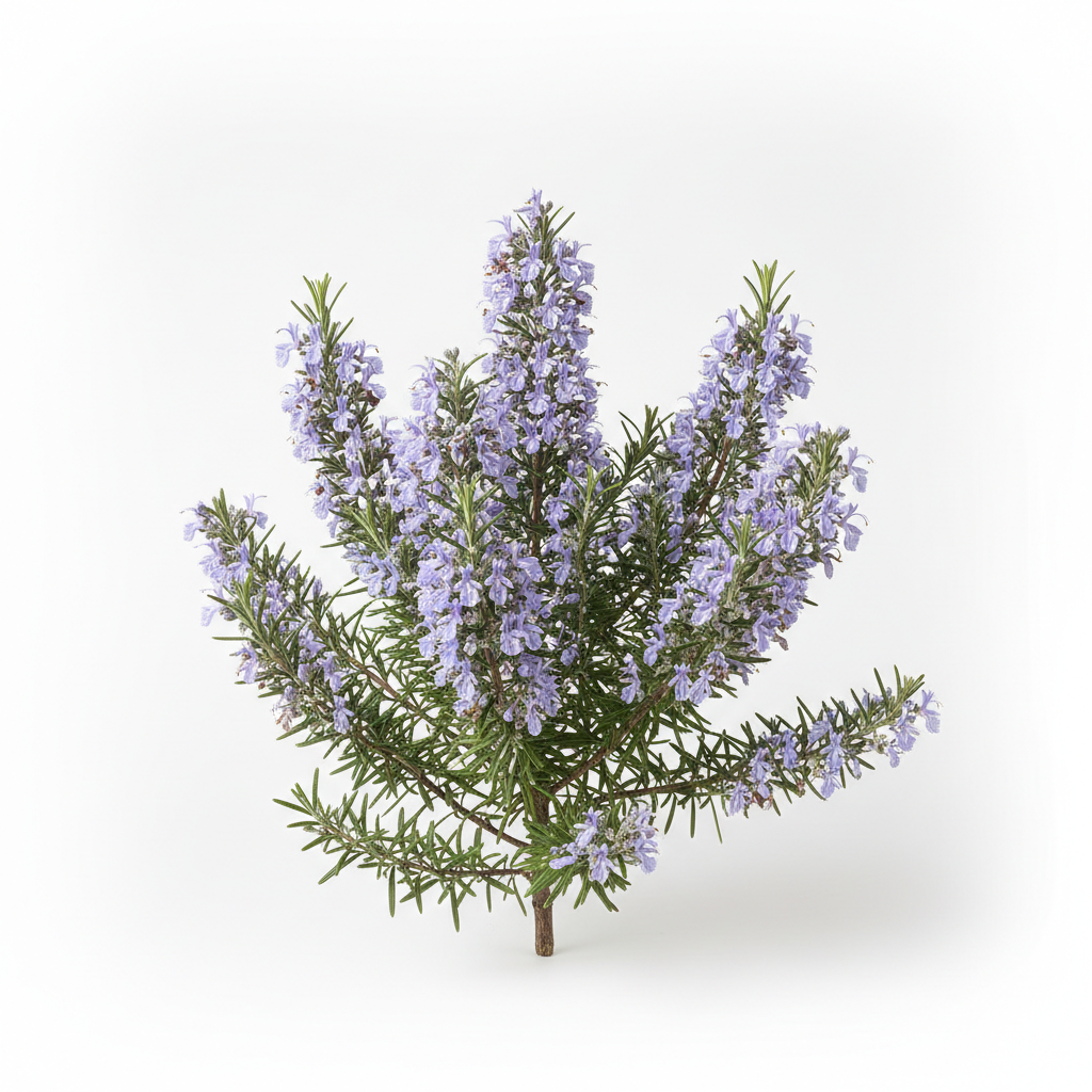 Rosmarin – Blütezeit – Rosmarin in voller Blüte