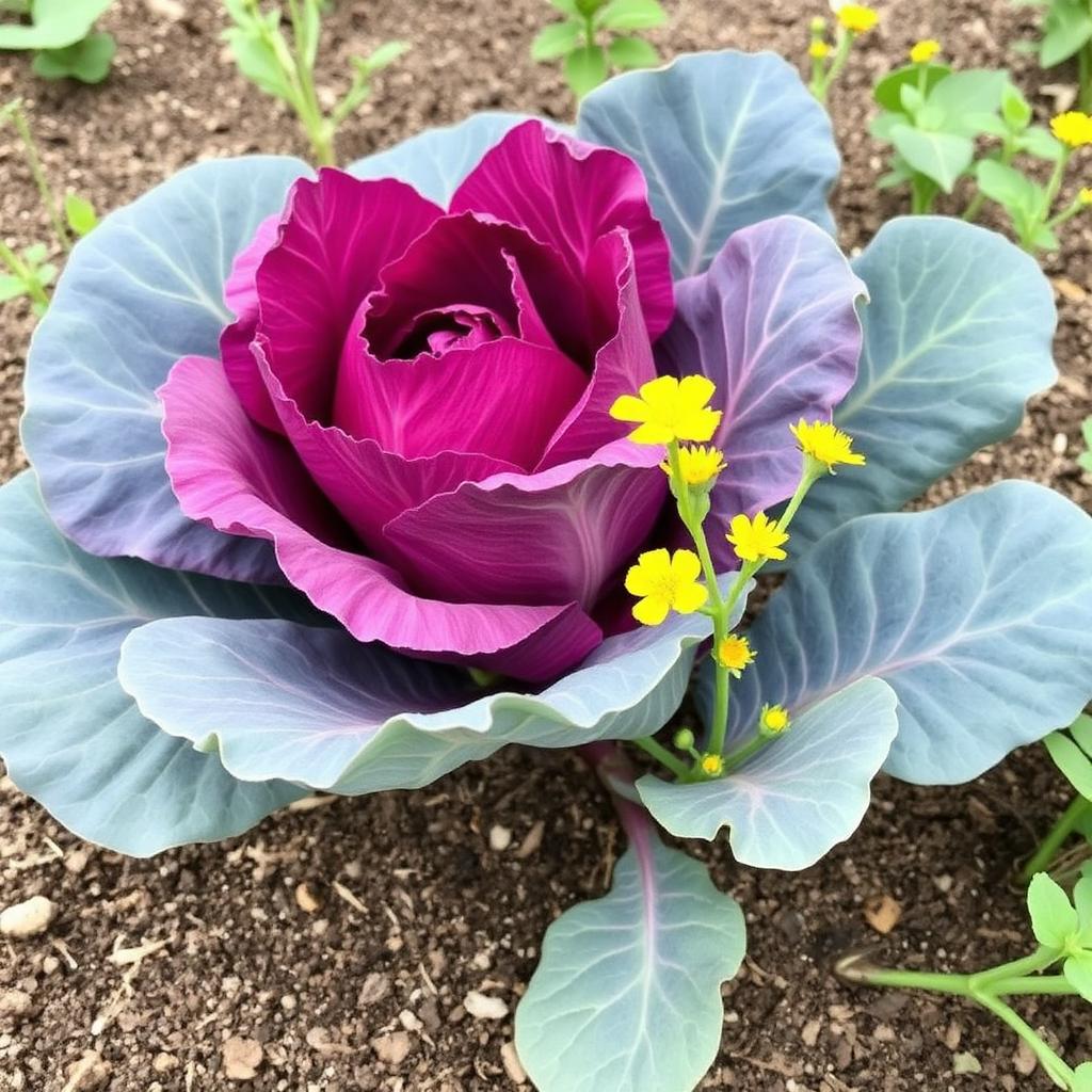 Rotkohl – Blütezeit