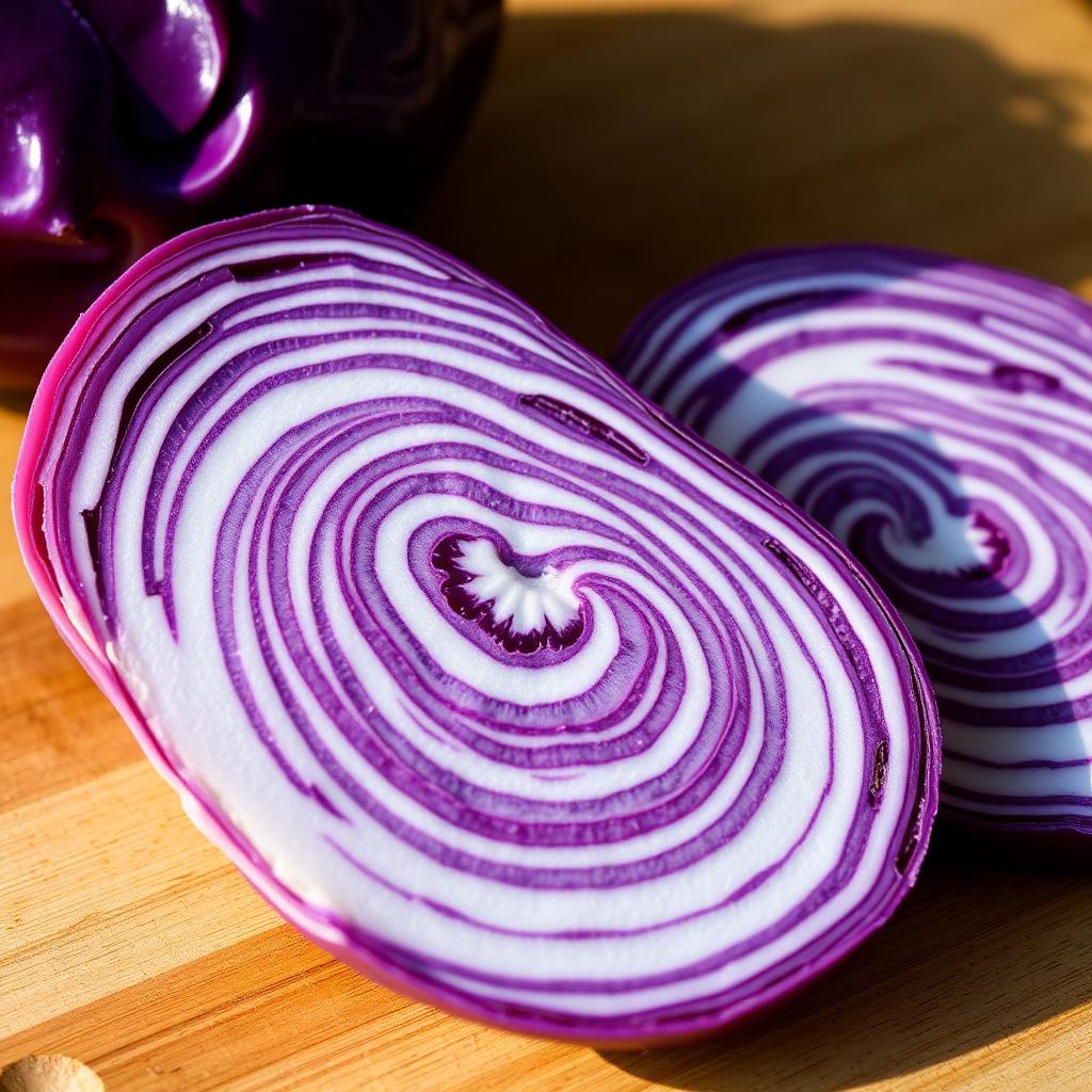 Rotkohl – Detail