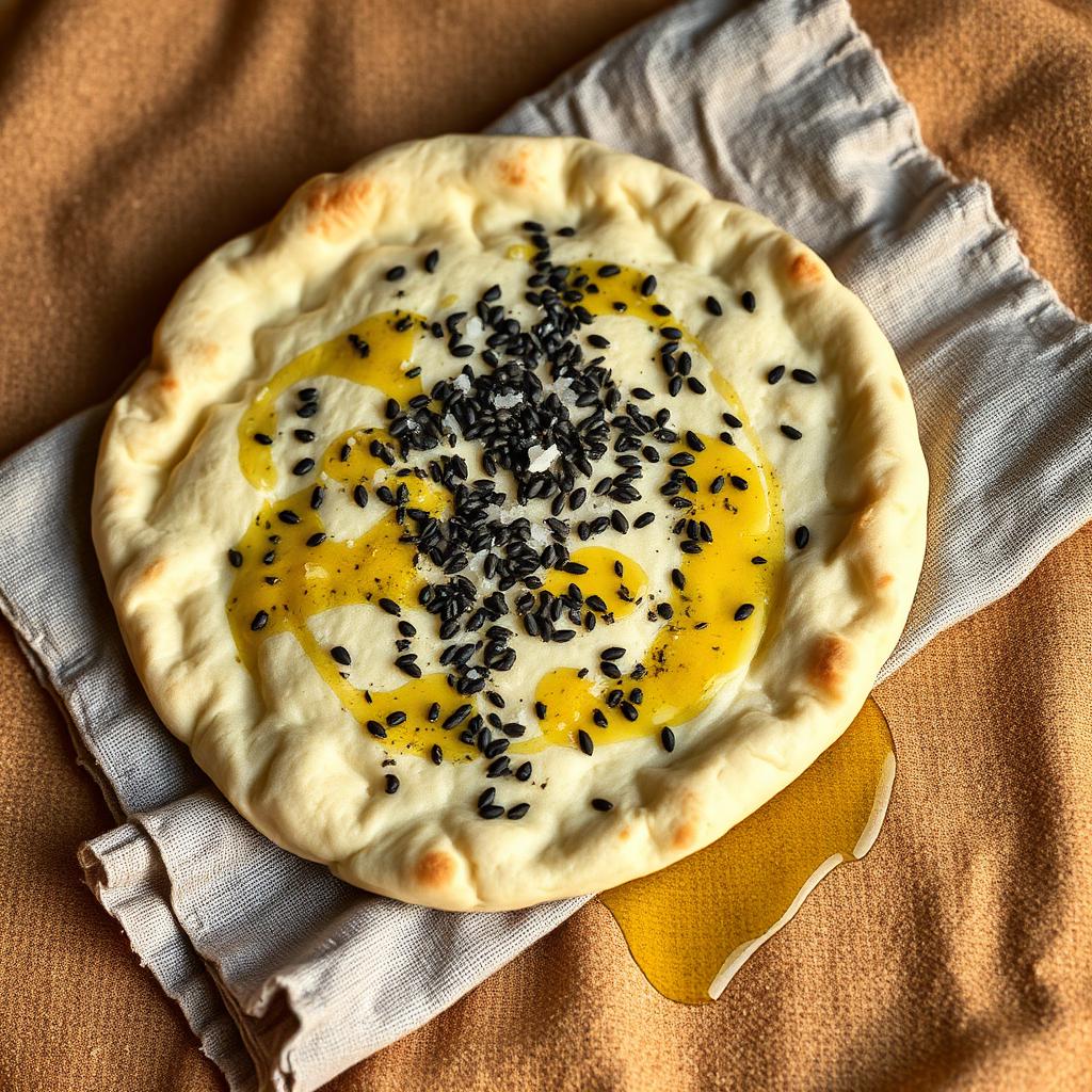 Schwarzkümmel-Fladenbrot