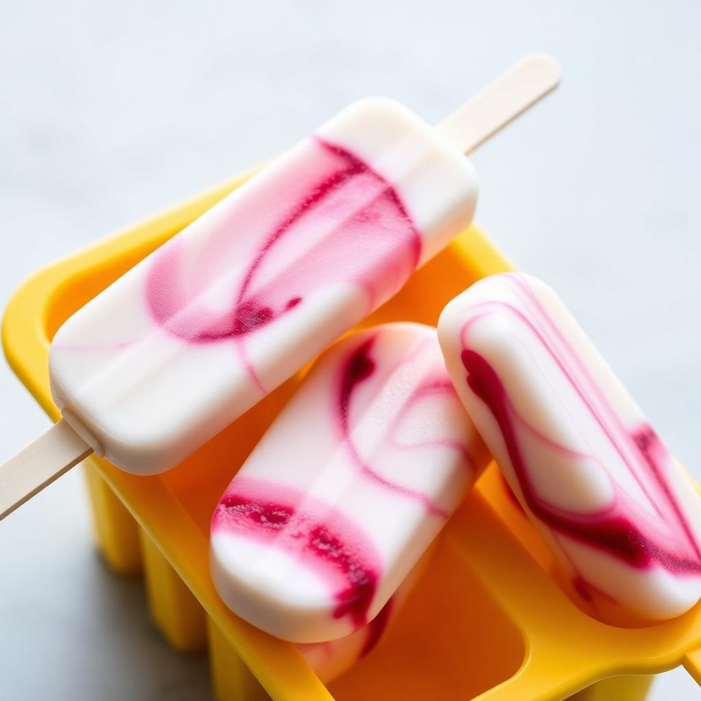 Skyr-Frucht-Popsicles