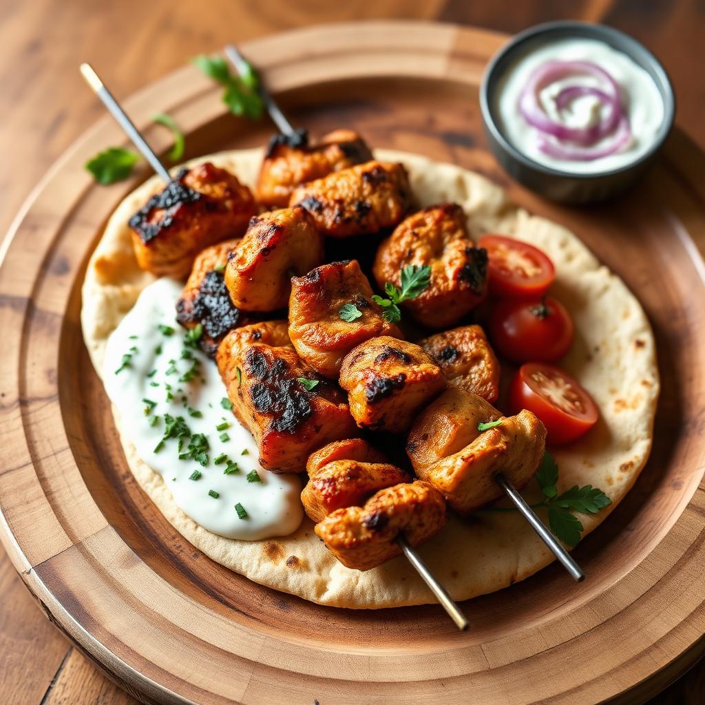 Souvlaki – griechische Fleischspieße