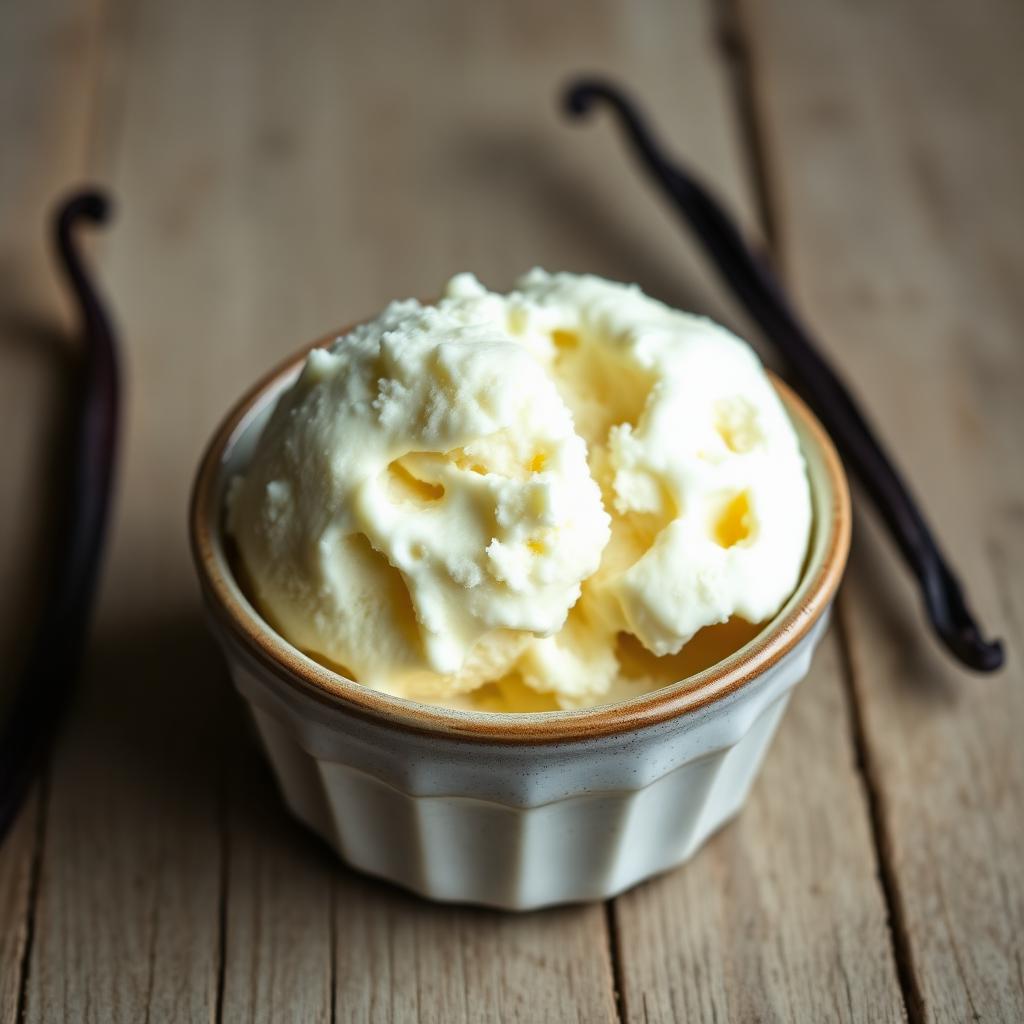 Vanille-Eis