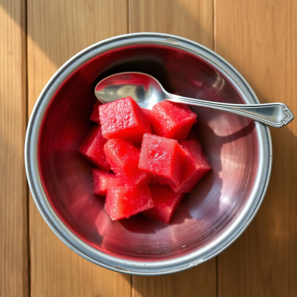 Wassermelonen-Erdbeer-Sorbet (ohne Eismaschine)