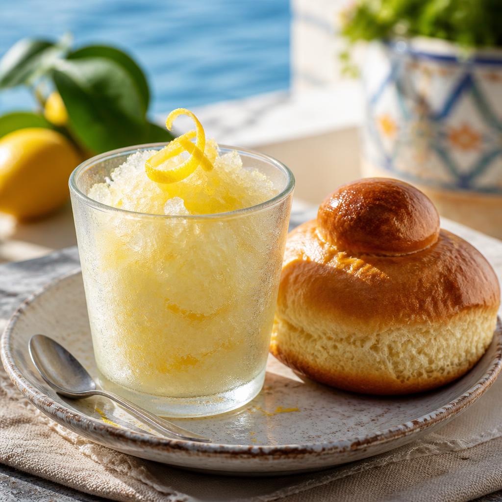 Zitronen-Granita