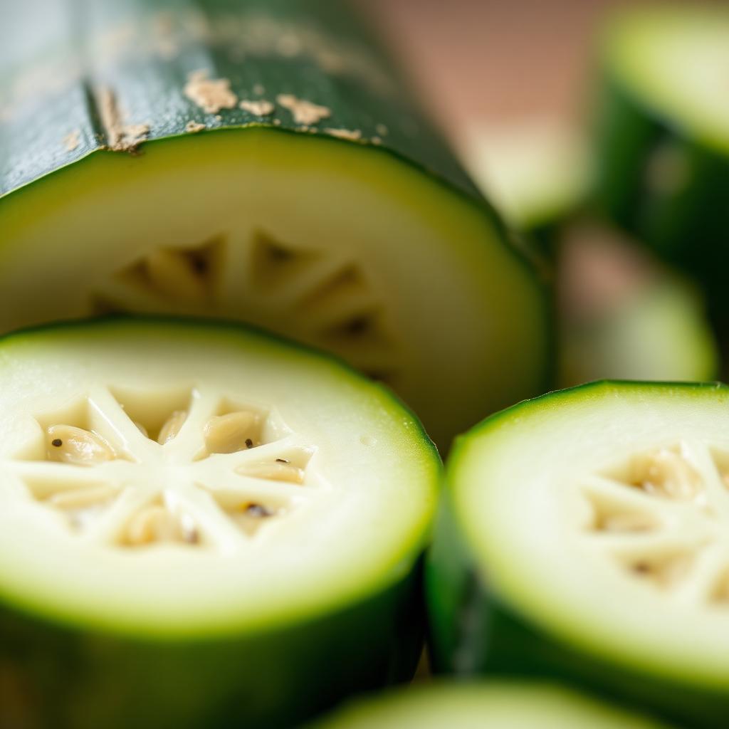 Zucchini – Detail – Nahaufnahme